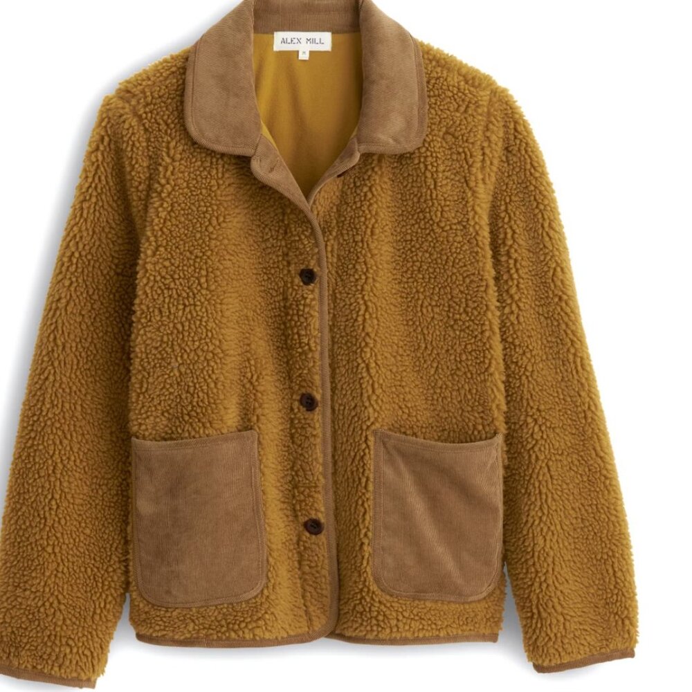 Alex Mill Sherpa Work Jacket Size L